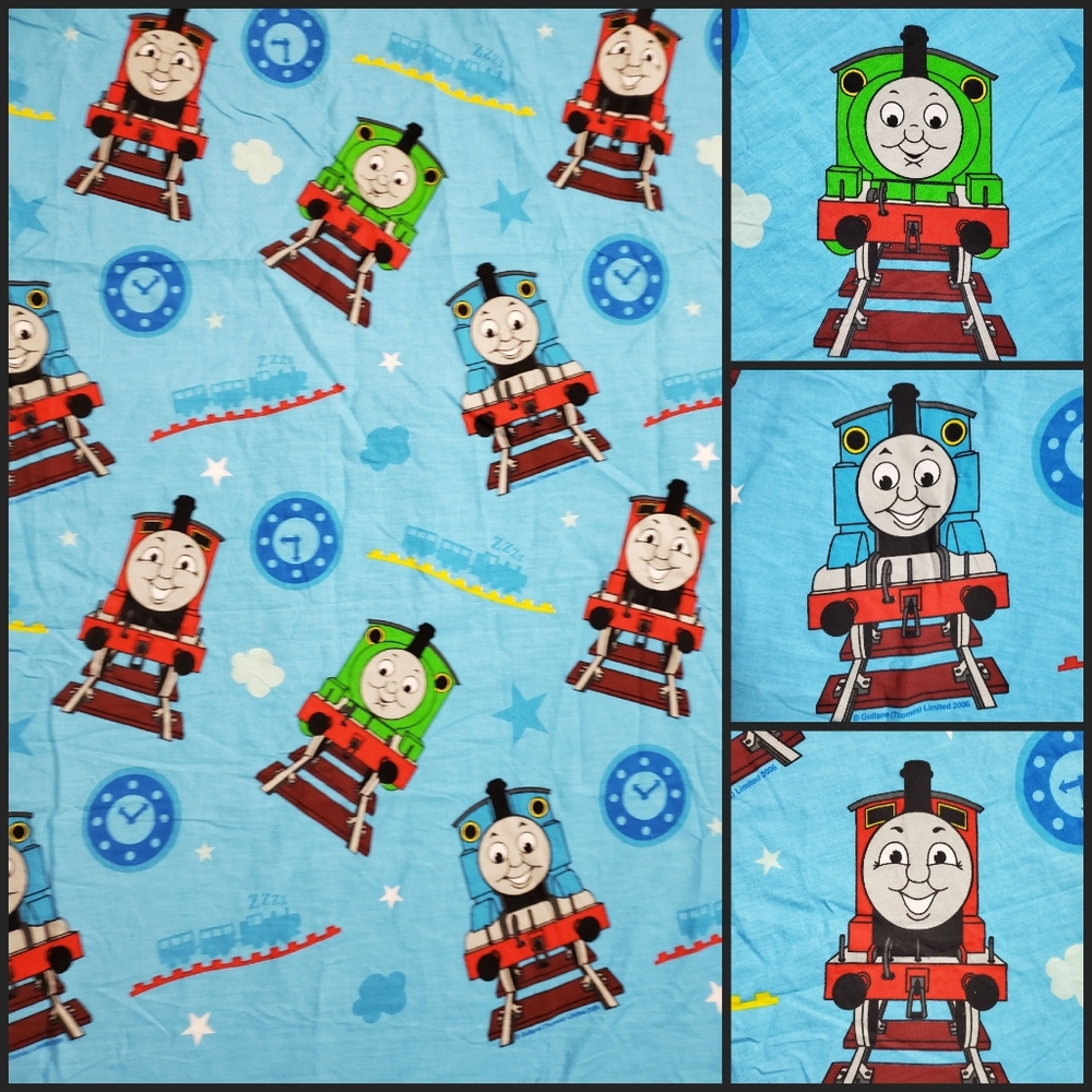 2006 Thomas The Train Flat Sheet Twin Size